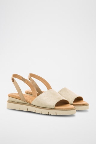 Sandalen met Sleehak Siren - Goudkleurig