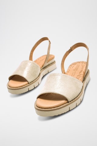 Sandalen met Sleehak Siren - Goudkleurig