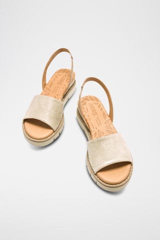 Sandalen met Sleehak Siren - Goudkleurig