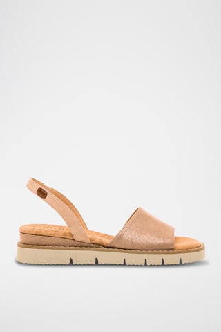 Sandalen met Sleehak Siren - Roségoudkleurig