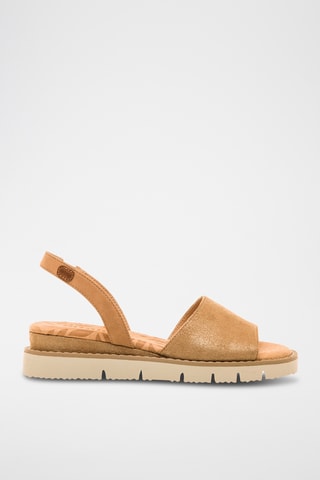 Sandalen met Sleehak Siren - Goudkleurig