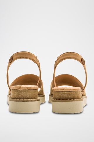 Sandalen met Sleehak Siren - Goudkleurig
