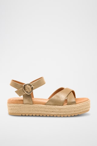 Platform Sandalen Amelie - Beige