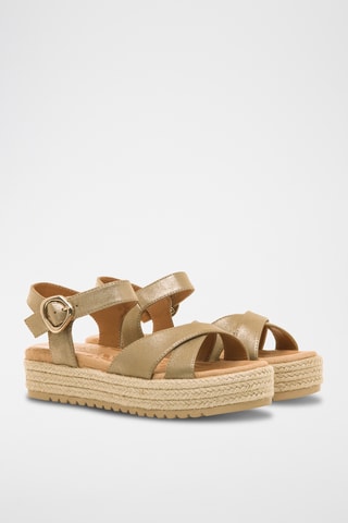 Platform Sandalen Amelie - Beige