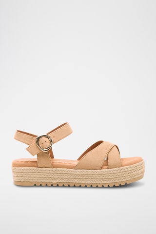 Platform Sandalen Amelie - Beige