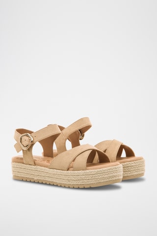 Platform Sandalen Amelie - Beige