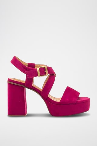 Sandalen met Hak Sindy - Fuchsia