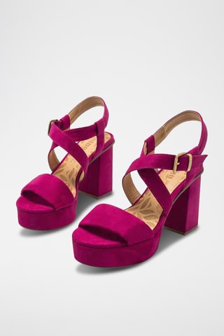Sandalen met Hak Sindy - Fuchsia