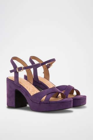 Sandalen met Hak Britt - Paars