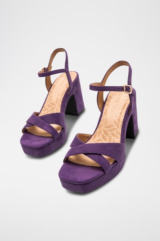 Sandalen met Hak Britt - Paars