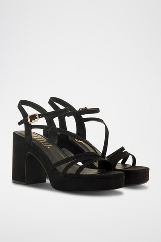 Sandalen met Hak Britt - Zwart