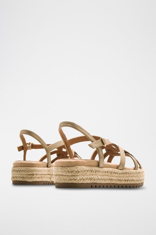 Platform Sandalen Amelie - Beige