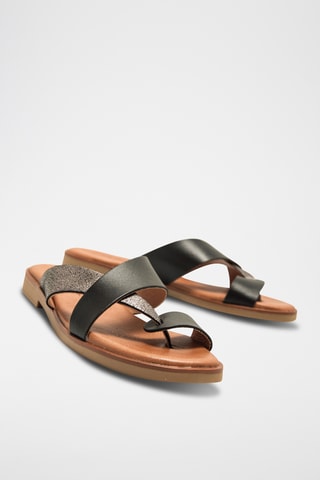 Leren Sandalen Alysa - Zwart