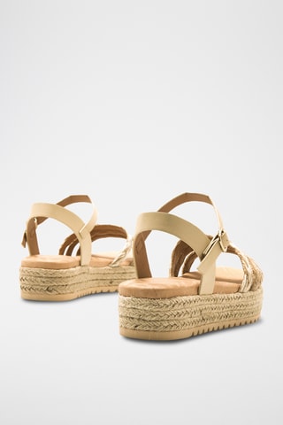 Platform Sandalen Amelie - Beige