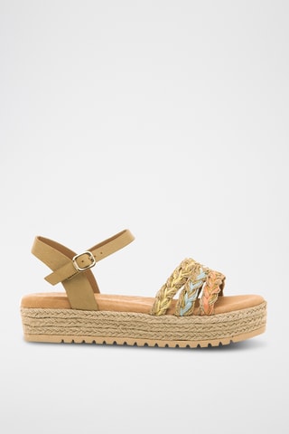 Platform Sandalen Amelie - Beige