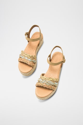 Platform Sandalen Amelie - Beige