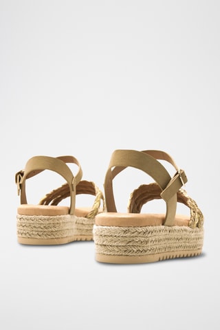 Platform Sandalen Amelie - Beige