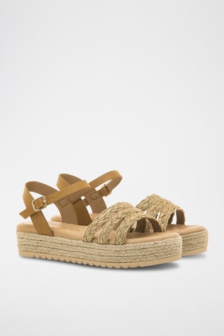 Platform Sandalen Amelie - Beige