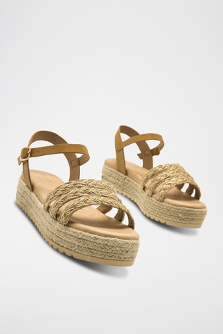 Platform Sandalen Amelie - Beige