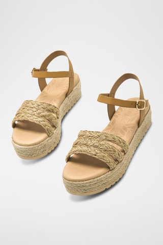 Platform Sandalen Amelie - Beige