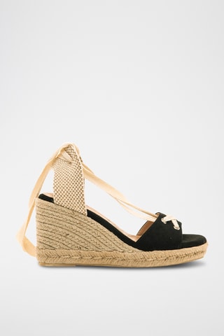 Sandalen met Sleehak Louisa S - Zwart