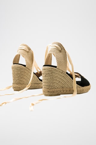 Sandalen met Sleehak Louisa S - Zwart