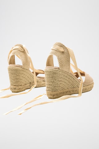 Sandalen met Sleehak Louisa S - Taupe