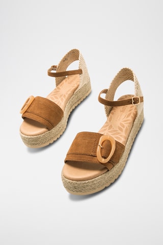 Platform Sandalen Amelie - Bruin
