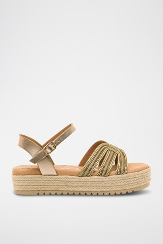 Platform Sandalen Amelie - Goudkleurig