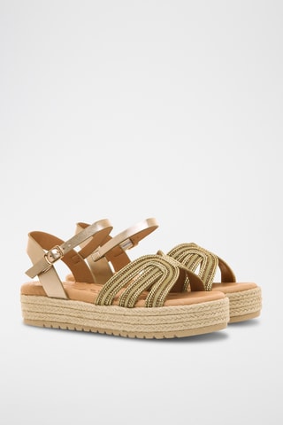 Platform Sandalen Amelie - Goudkleurig