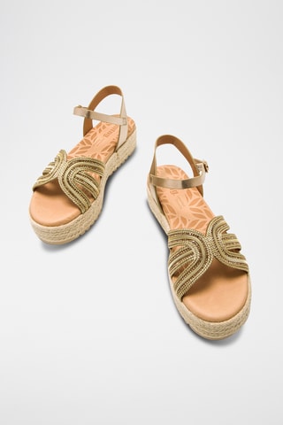 Platform Sandalen Amelie - Goudkleurig