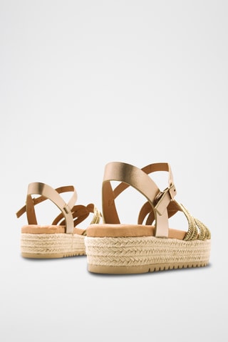 Platform Sandalen Amelie - Goudkleurig
