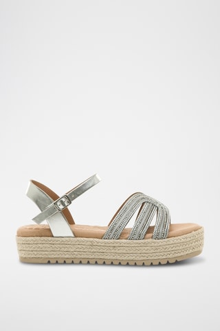 Platform Sandalen Amelie - Zilverkleurig