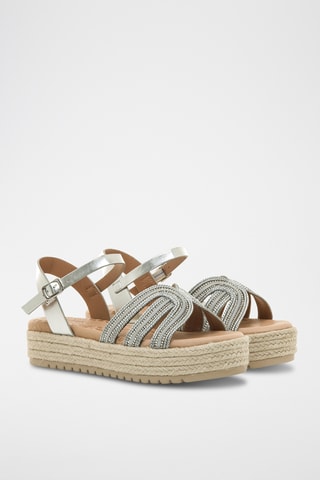 Platform Sandalen Amelie - Zilverkleurig