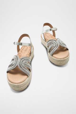 Platform Sandalen Amelie - Zilverkleurig
