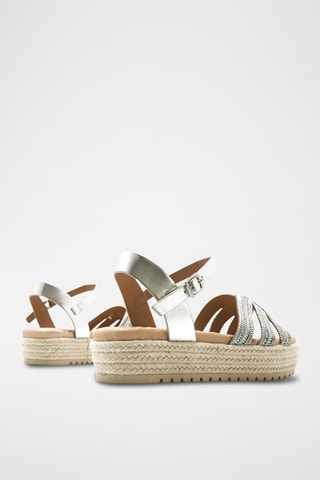 Platform Sandalen Amelie - Zilverkleurig