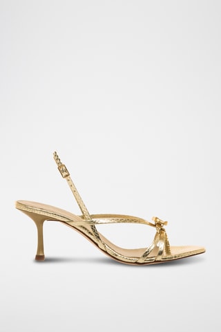 Sandalen met Hak Marta - Goudkleurig