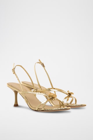 Sandalen met Hak Marta - Goudkleurig