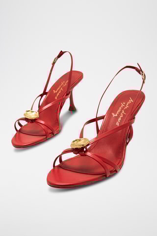 Sandalen met Hak Marta - Rood