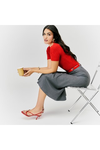 Sandalen met Hak Marta - Rood