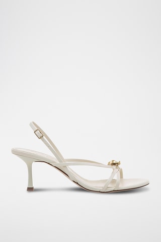 Sandalen met Hak Marta - Ecru