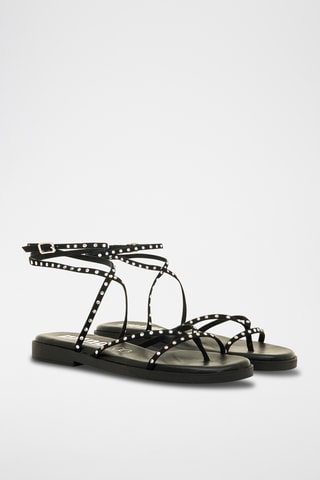 Spartiates en nubuck Alysa - Noir