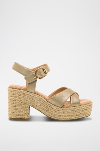 Sandalen met Hak Courtney - Goudkleurig