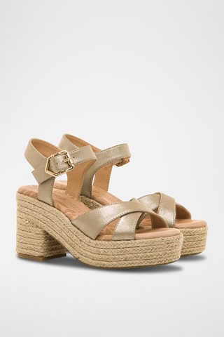 Sandalen met Hak Courtney - Goudkleurig