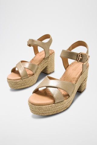 Sandalen met Hak Courtney - Goudkleurig