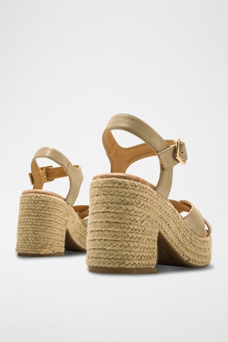 Sandalen met Hak Courtney - Goudkleurig