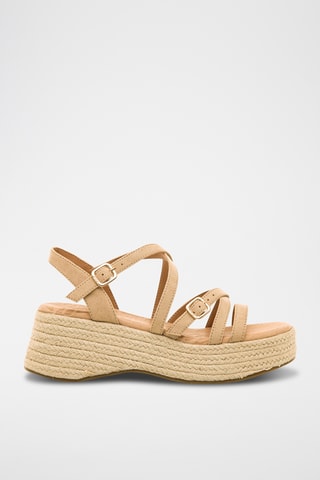 Platform Sandalen Giorgia - Beige