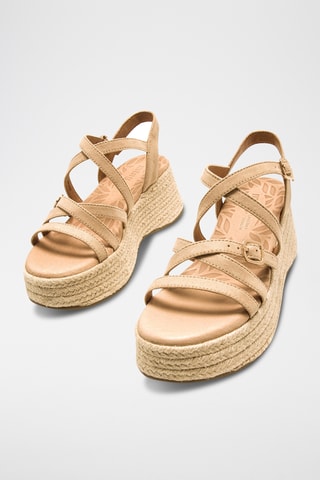 Platform Sandalen Giorgia - Beige