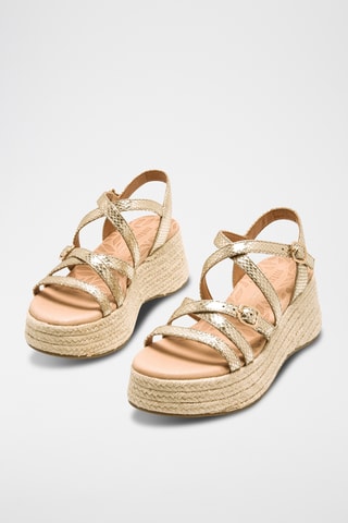 Platform Sandalen Giorgia - Goudkleurig