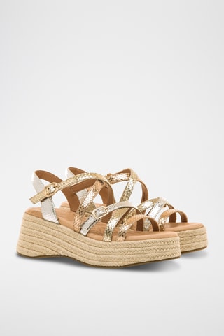 Platform Sandalen Giorgia - Goudkleurig